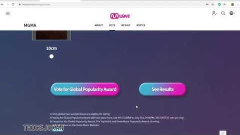 TUTORIAL voting TWICE in MGMA for GLOBAL POPULARITY AWARD