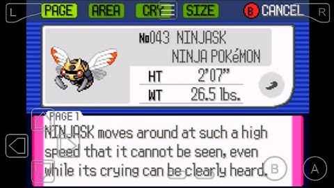 043: How to Evolve Nincada into Ninjask in Pokemon Ruby!