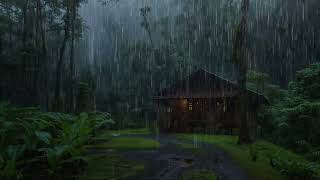 Raindrops Whisper Through Forest Trees – Tranquil Ambience for Deep Sleep, Calm, and Meditation