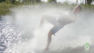 Barefoot Waterskiing Trick Tips w/ Keith St Onge - Back To Front Line Step
