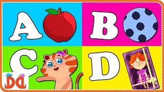 Learn Alphabets with Derrick And Debbie | Nursery Rhymes & Kids Songs for Children