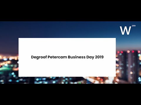 Degroof Petercam Business Day 2019