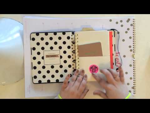 How I Customize My Kate Spade Spiral Planner & Why I Use It Instead of  Filofax - YouTube