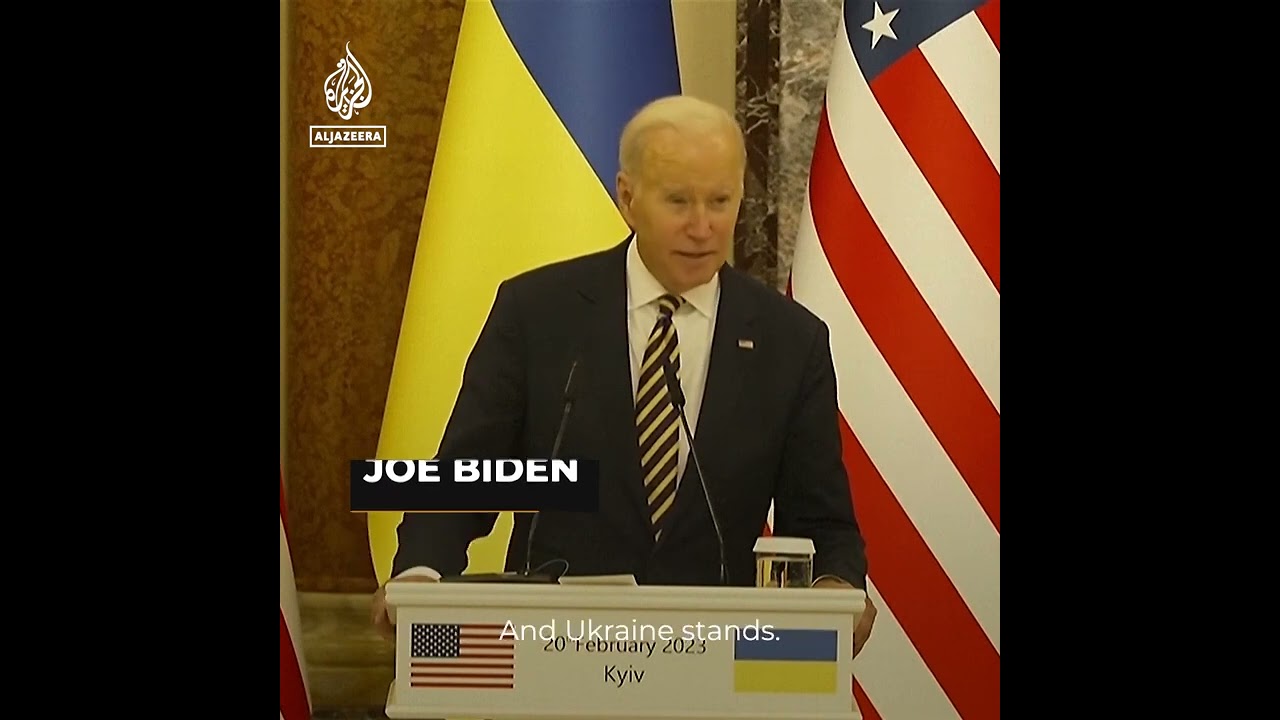 BIDEN VISITS KYIV-