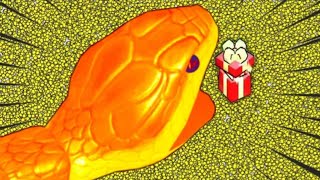 Max Level Snake vs All Bosses in Snake Clash.io!