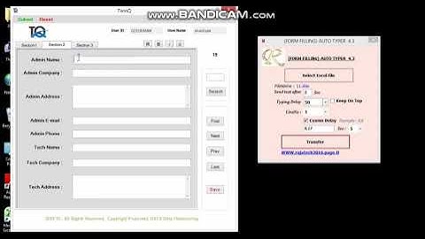 TwinQ  Form Filling Auto Typer Software 4.4 [Data Entry]