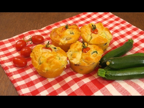 Muffin salati con formaggio e verdure: si preparano in soli 5 minuti!