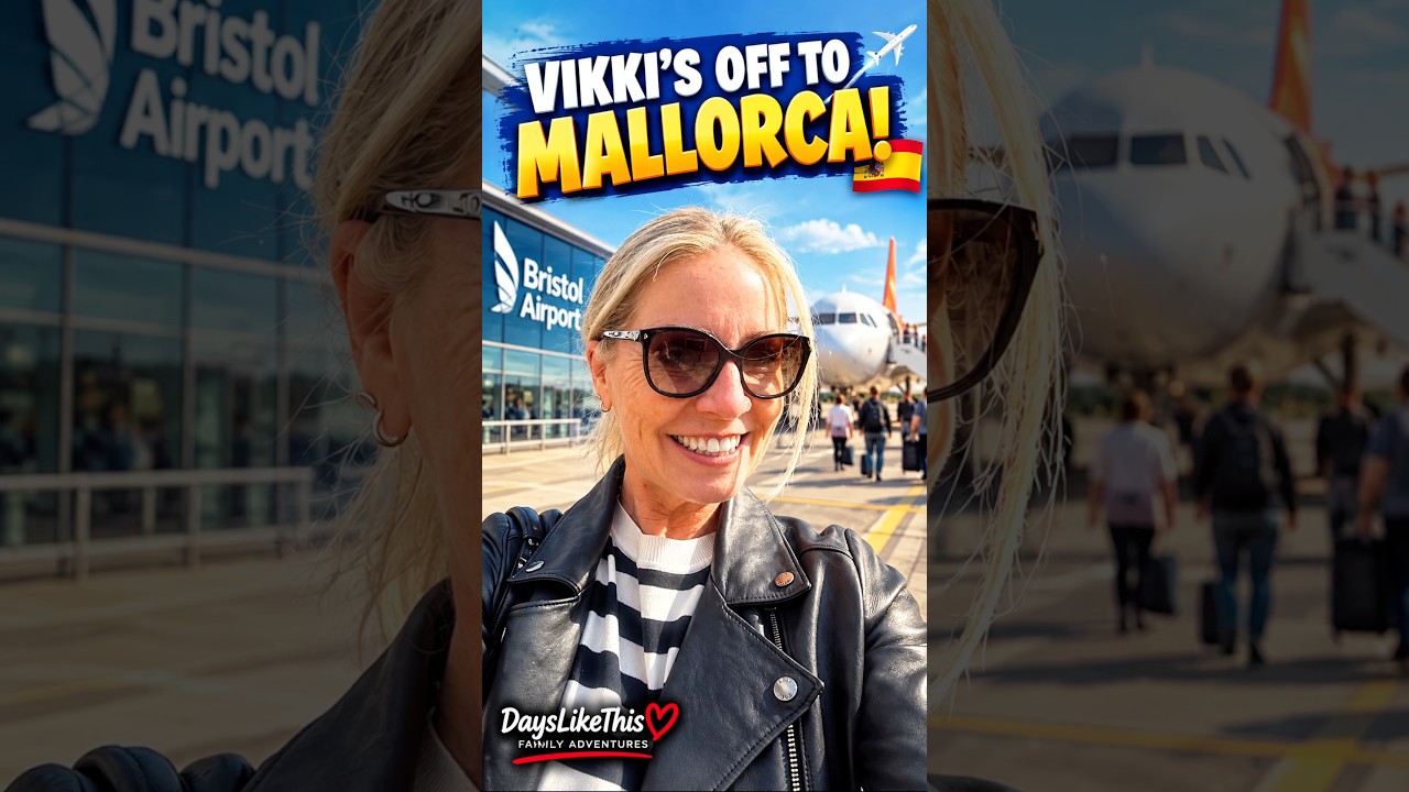 VIKKI’S TAKING “DAY TRIP” TO A WHOLE NEW LEVEL… SHE’S OFF TO MALLORCA! 😳✈️☀️