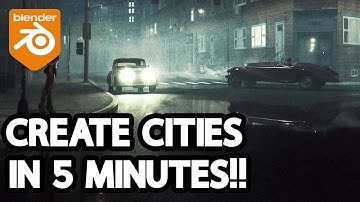 New Blender Addon For Making Cities