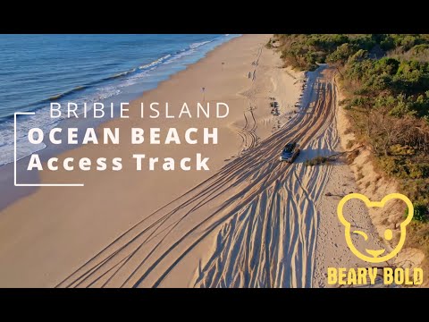 BRIBIE ISLAND Ocean Beach 4x4 Access track 2021 Don't get BOGGED!