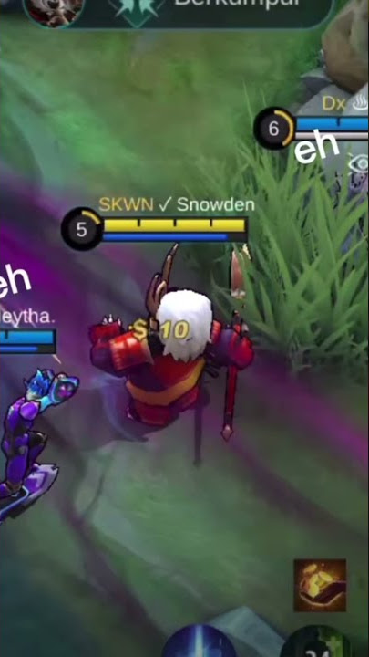 Eh eh heee - FUNNY MOMENT MLBB #shorts #shortvideo #mobilelegends #funny