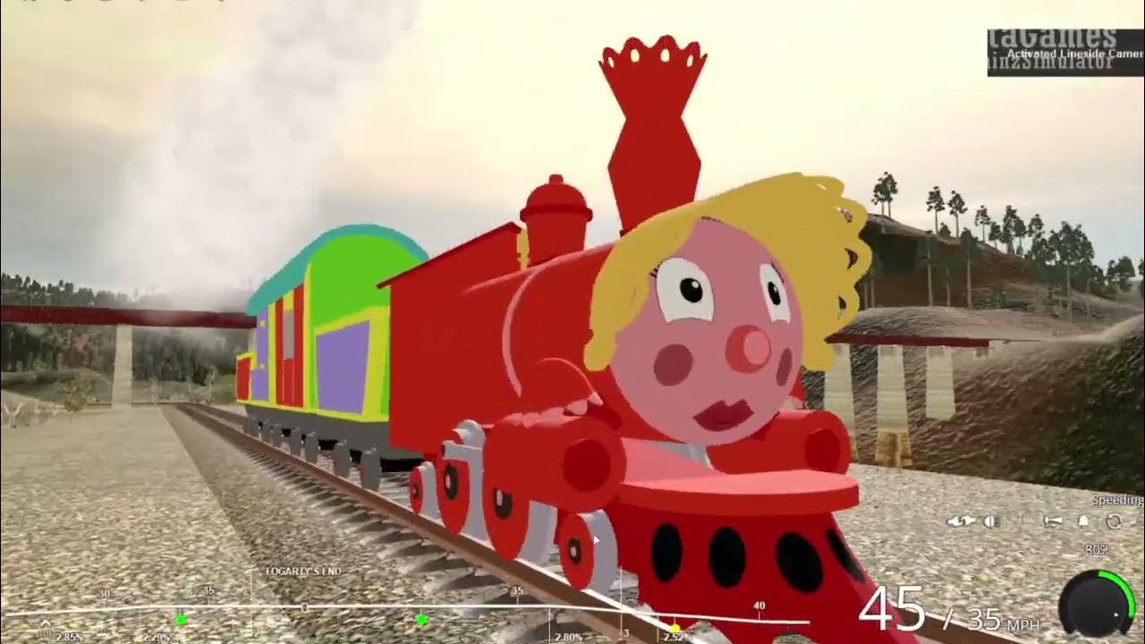 Trainz The Birthday Train Trouble on the tracks YouTube