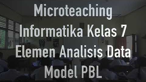 Microteaching untuk Tugas Bimtek Informatika 2023-Analisis Data