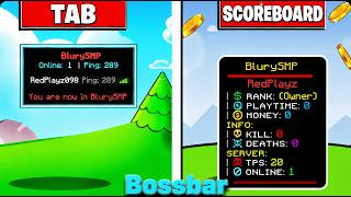 How To Make Scoreboard + TAB + BossBar  In Aternos Tutorial | Part 1