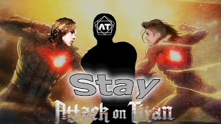 Kid Laroi & Justin Bieber "Stay" but with "Attack On Titan"