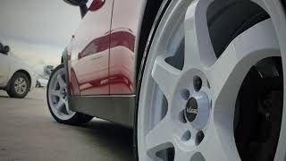 Katana By King Wheels In White On A Mini Cooper