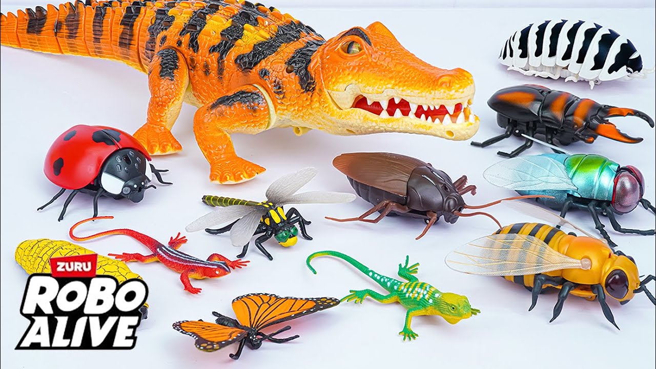 🐊toy asmr🐊 RC Huge Alligator & Remote Control Giant Insects Toys ASMR 🌟 Best Unboxing Toys ASMR
