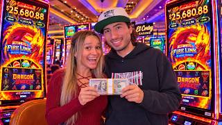 MASSIVE Hits On The Greatest Slot Machine In All Of Las Vegas!