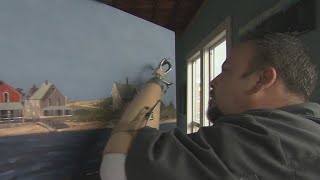 Veteran who lost both arms in Iraq discovers a love of painting