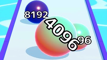 Ball Run Infinity Number Up To (128M, 256M, 512M, 1024M) ! All Levels Gameplay Part 110 android, ios