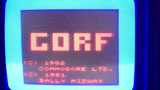 Commodore Vic-20 GORF! OMEGA RACE Classic Games Tested Joystick - 8 Bit Commodore Man - Episode 2883