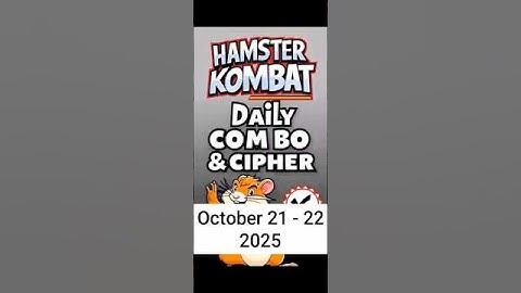 Hamster Kombat GameDev Daily Combo & Daily Cipher October 21- 22 Claim Your Rewards!