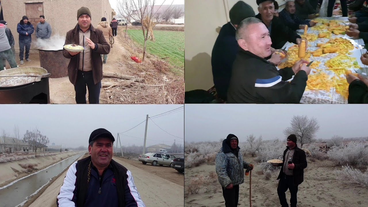Oybek og'ani uyida to'y!! Gashir do'g'rar marosimi.