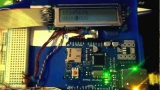 Arduino ethernet icmp pinging multiple servers using a 16x2 LCD to show the status