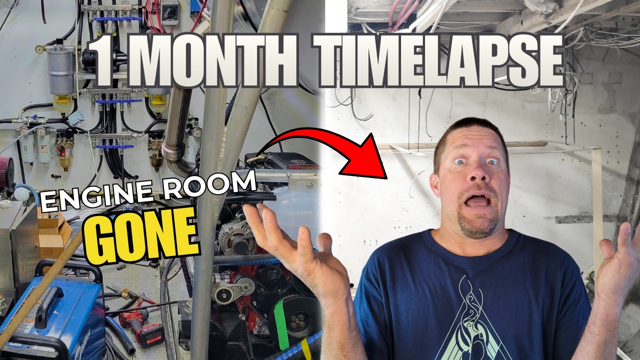1 Month of Engine Room DESTRUCTION in 10 Minutes | Hybrid-Electric Project