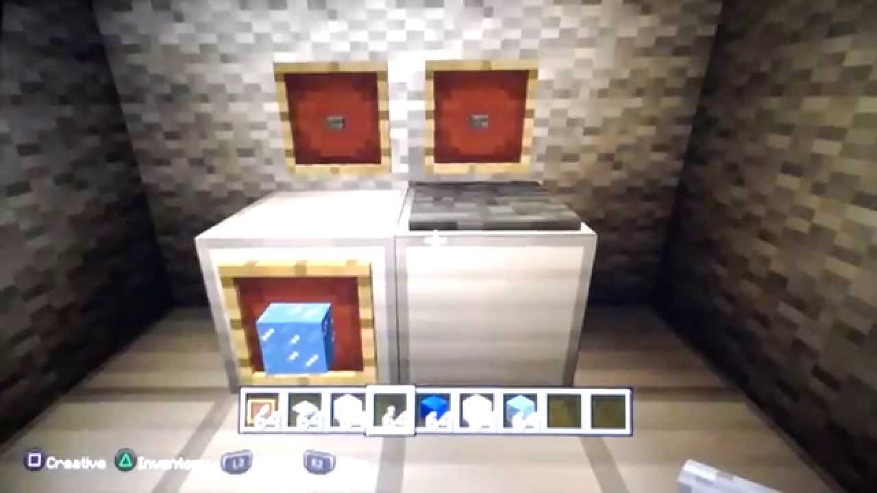 How to make a good washer and dryer in minecraft YouTube