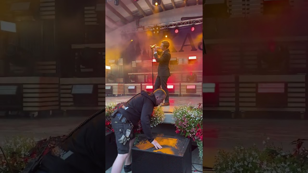 KAJ front row live in Kristianstad 11th July 2025