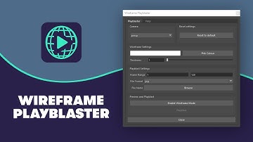 Wireframe Playblaster Tool for Maya - Render Your Wireframes With Ease!