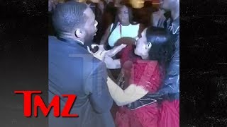 Cardi B Gets Lump on Head, Attacks Nicki Minaj, Throws Shoe, 'Calls Her P***y | TMZ