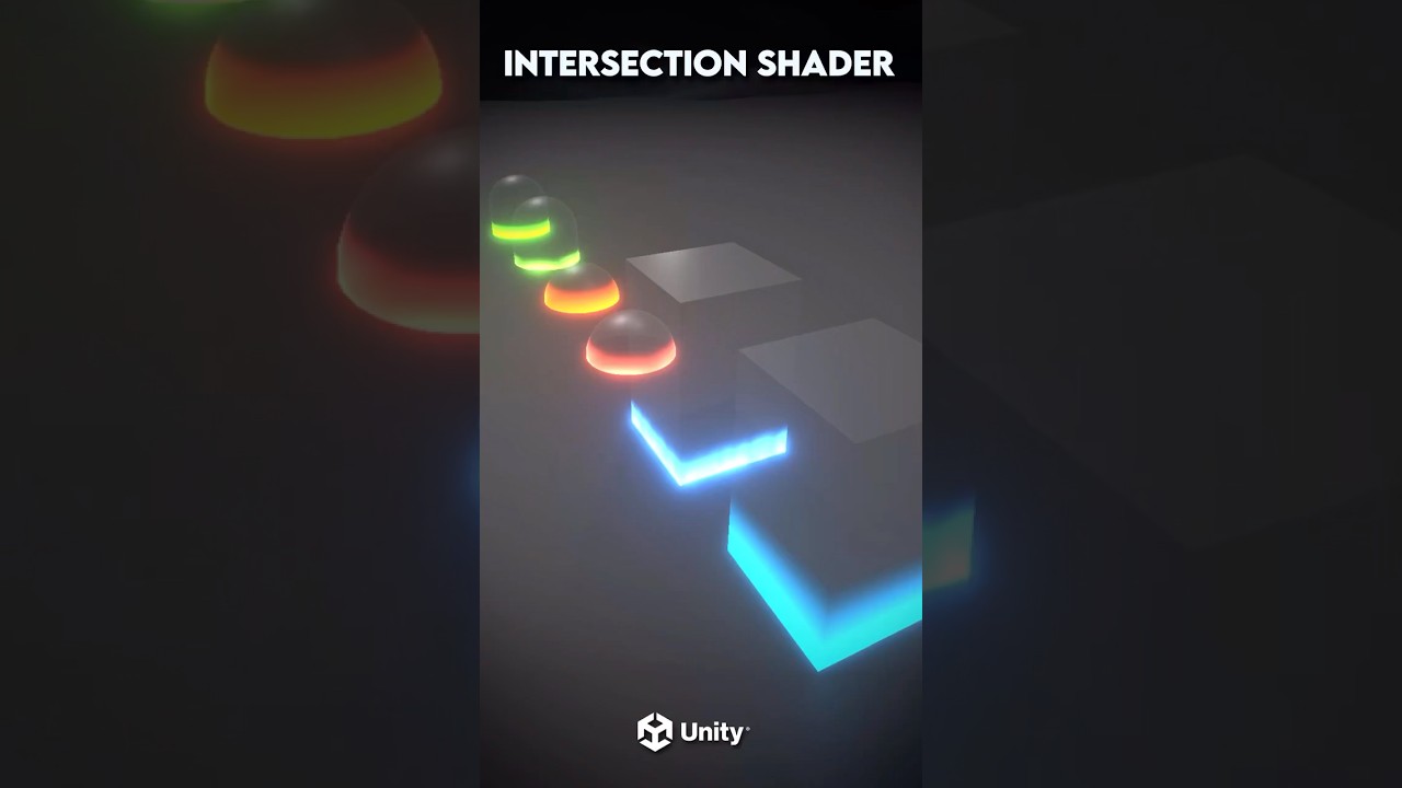 Intersection Shader Effect in Unity! #unity #gamedev #vfx #gaming