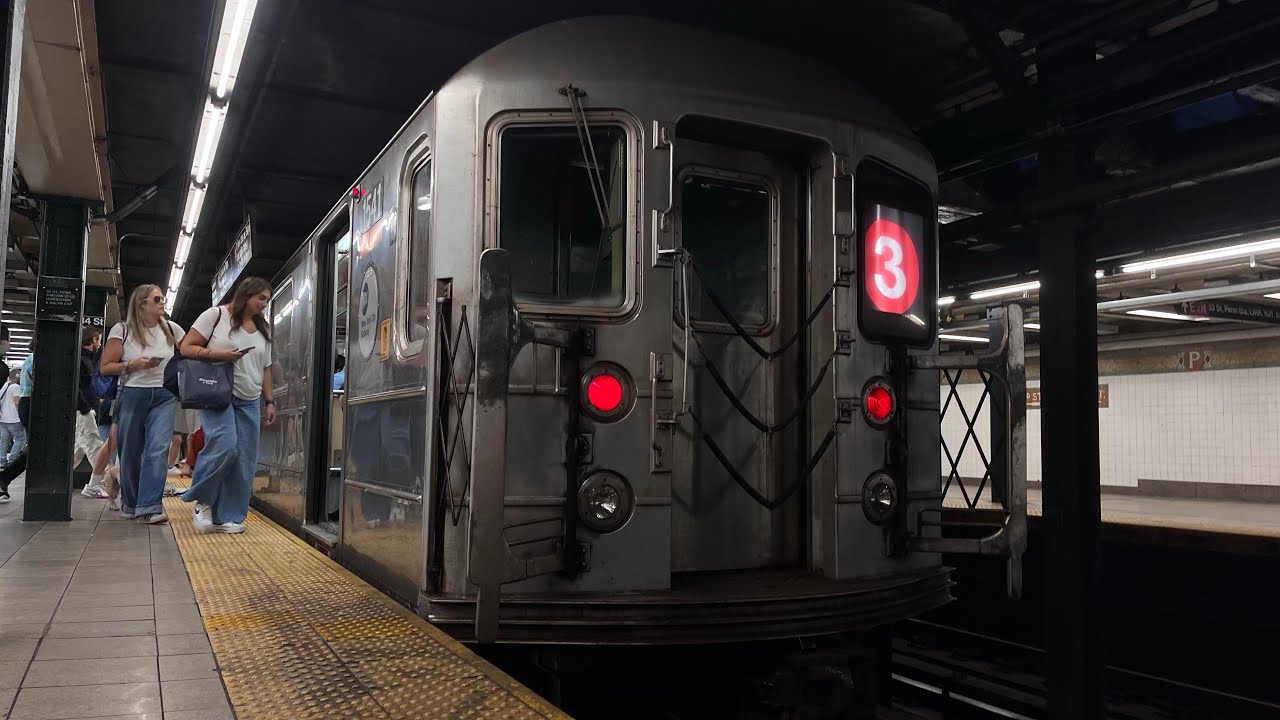 IRT Seventh Avenue Line: (1), (2) and (3) trains at 34th Street-Penn Station