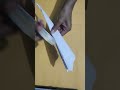 how to make paper kunai | Naruto Paper Knife 😍😅 #shorts
