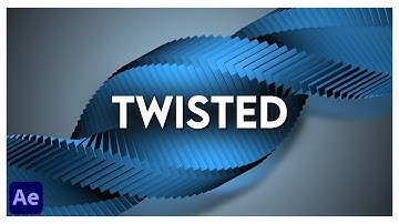 Twisted Animated Bakground After Effects Tutorial