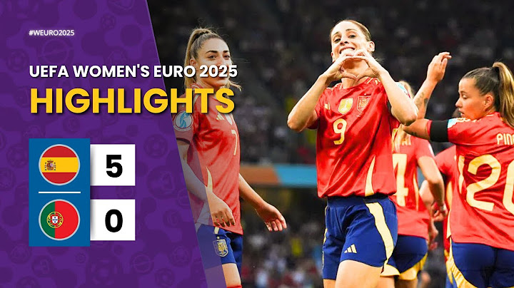 Spain - Portugal | 5-0 | Highlights | UEFA Women's EURO 2025 | spain portugal