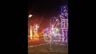 Christmas lights display Lake Charles Civic Center