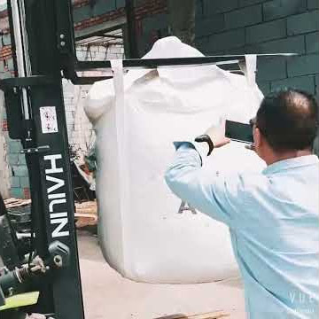 Damage test of 2000 kg bulk bag