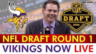 Minnesota Vikings NFL Draft 2026 LIVE Round 1