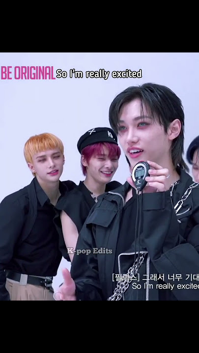felix really stopped the stopwatch at 14.3 seconds #straykids #felix #hyunjin #seungmin #leeknow