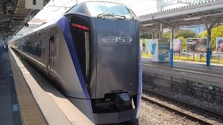 【E353系】 あずさ26号 新宿行 上諏訪駅 発車