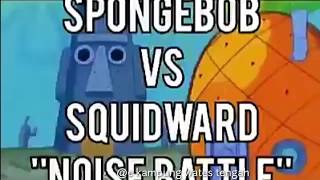 Squidward vs spongebob dj entah apa yang merasukimu