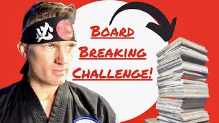 UFC FIGHTER VS WOOD BOARDS! HOW MANY Can He Break?! *HILARIOUS ENDING*