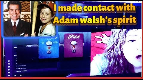 ADAM WALSH SPIRIT BOX SESSION / WE MADE CONTACT!