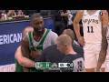 Jaylen Brown Ejected And Has To Be Held Back From Refs After No Call Vs Spurs