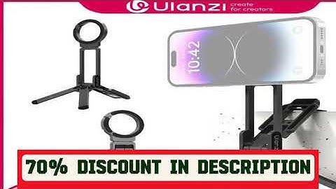 A must-have product! Ulanzi MA38 MagLock Phone Holder Stand Foldable Tripod Phone Mount with Arca-