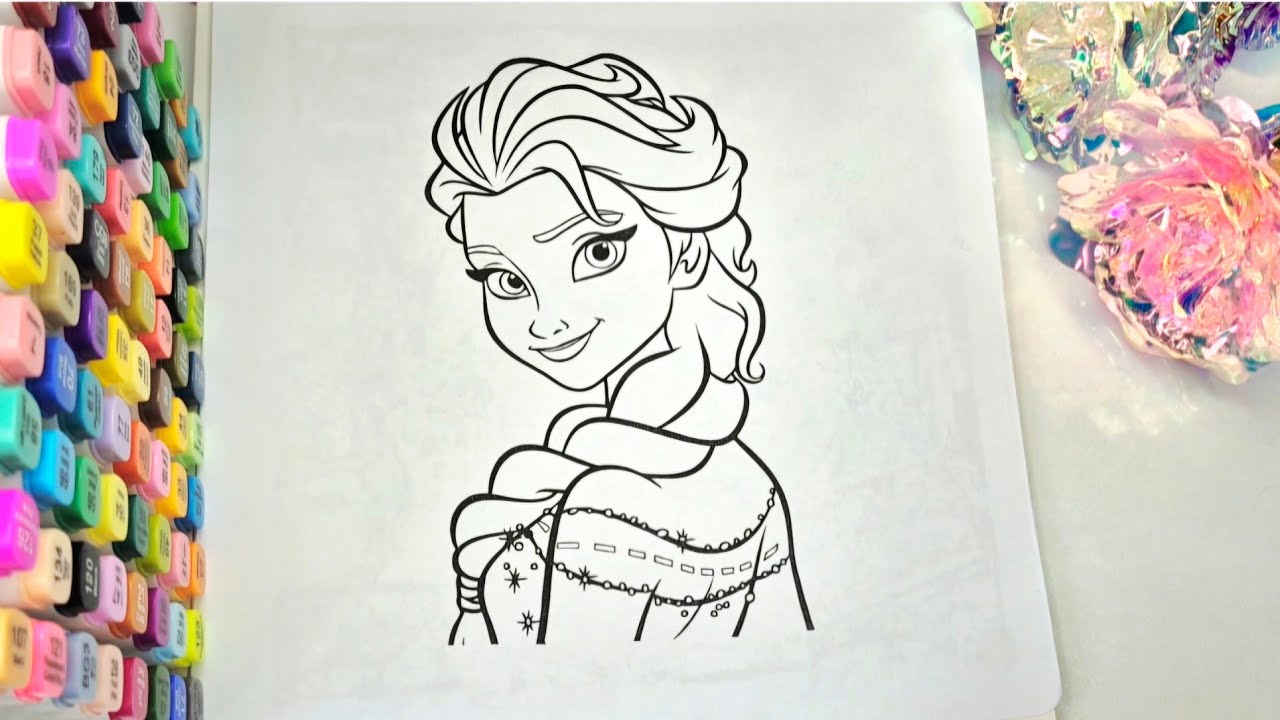 ASMR Color with Me | Satisfying Cozy Coloring Book | Relaxing Stress Relief