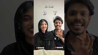 Make a word challenge 🤣part 2 🫣| #shorts #couple #challenge